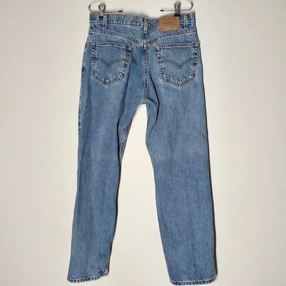 Vintage Levi's 505Jeans Mens 33x29 Regular Straight Blue‎ Denim 90s